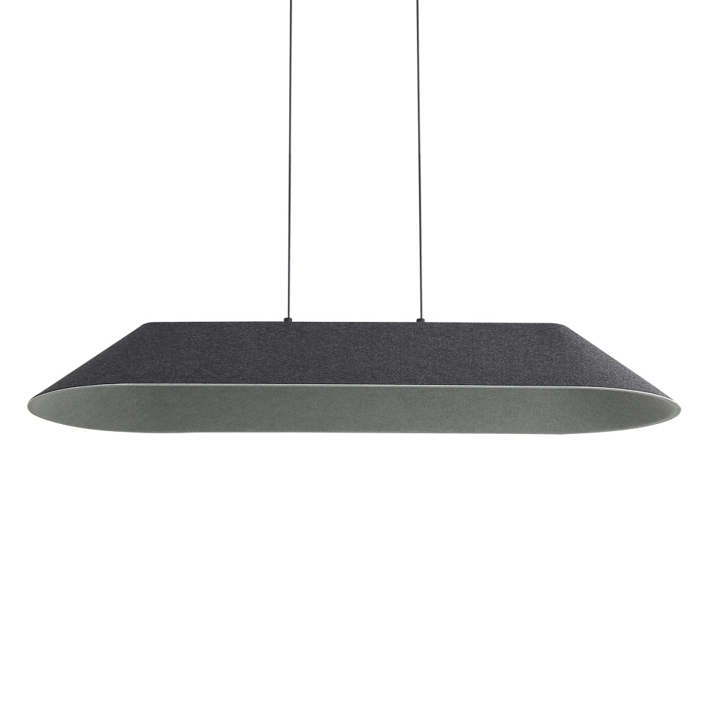 Golden Lighting Faroe Integrated LED Island Light in Flecked Black/Grey
